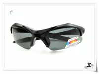 在飛比找蝦皮商城優惠-Z-POLS 亮面帥黑框搭頂級100%偏光防風太陽運動眼鏡，