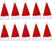 36Pcs Xmas Hat Cutlery Covers Mini Party Tableware Decorations Fun Christmas Table Ornaments for Forks Cutlery for Holiday Dinner Parties Festive Gatherings