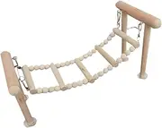 BESPORTBLE 1pc Bird Swing for Parrots and Birds Chew Ladder Stand Rack Playground for Cockatiels Parakeets to Explore and Develop Skills