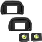 Eyepiece Eyecup Viewfinder Eye Cup for Canon EOS 4000D 3000D 1500D 1300D 1200D 1100D 800D 750D 760D 700D 650D 600D 550D 500D 450D 400D 350D 250D 200D 100D,ULBTER EF Eyecup + Hot Shoe Cover