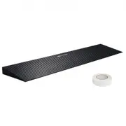 VEVOR 3 cm Rise Cuttable Threshold Ramp for Sweeping Robot, 90 cm Wide Natural Rubber Wheelchair Ramp, Non-Slip Solid Rubber Ramp with Double-Sided Ta