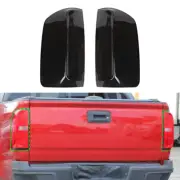 Plastic Smoke Black Rear Tail Light Lamp Cover Trim For Holden Colorado 2014-22