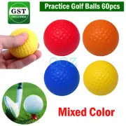 12/60PCS Mixed Colour Golf Balls Practice Grade Golf Balls Soft Sponge Outdoor