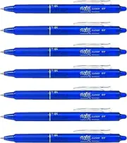 Pilot 019529 Frixion Clicker Rollerball Pen (Blue - Pack of 7)