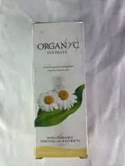 Organyc Feminine Hygiene Wash 8.5 oz Chamomile Essential Oil Extracts