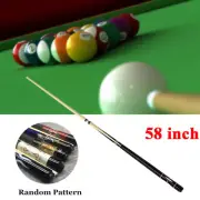 WOODEN POOL SNOOKER BILLIARD CUE SET 1x Two Piece Pool Billiard Table Cues Stick