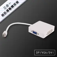 在飛比找PChome24h購物優惠-Mini Displayport to DP/VGA/DVI