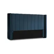 Hotshoppa Mayfair Blue Velvet Headboard Bed Head Queen