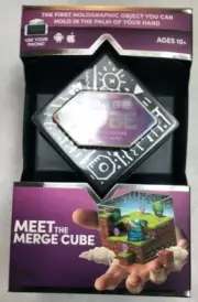 MERGE CUBE AR VR (Augmented Reality / Virtual Reality) Interactive Hologram