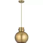 Innovations Lighting 410-1PM-BB-M410-10BB Newton Sphere Pendant Brushed Brass
