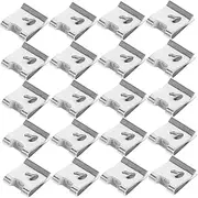 MOLUCKFU 100pcs U Type Clip Nuts for Automotive Interior Panels Durable Fasteners for Door Panels Seats Precision Machined U Nuts for Easy Installation and Versatile Use