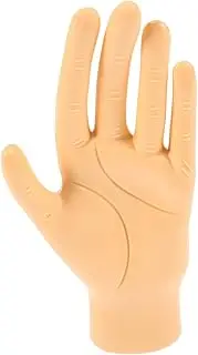 HAPINARY Lifelike Artificial Hand for Nail Practice Sturdy Reusable Fingernail Model for Nail Art Showcases