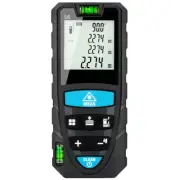 S6 Laser Measure 165Ft M/In/Ft Mute Laser Distance Meter with 2 Bubble Levels