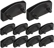 OSALADI Sofa Bed Board Mounting Buckle and Slat Cover Replacement - End Caps Holders for Wooden Slats, Base Risers, Center Furniture Bracket Cover - Plastic, 20pcs