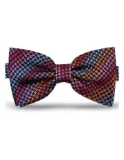 [Declic] Dogstooth Stripe Bow Tie in Assorted