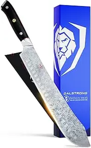 DALSTRONG Bull Nose Butcher Knife - 25,4 cm - Shogun Series - Japanese AUS-10V Super Steel - Vacuum Heat Treatment - Meat, BBQ, Breaking Knife - Sheath Included