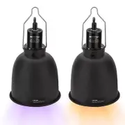 Reptile Light Fixture 5.5" Reptile Heat Lamp Max 100W Reptile Tank Lighting F...