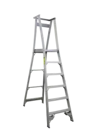 INDALEX 6 STEP PLATFORM LADDER - Platform Height 1.75m