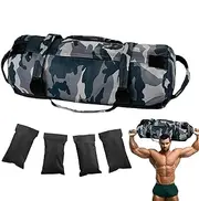 Sandbags for Working Out - Adjustable Weighted Sandbags for Training,Muscle Exercise Sand Bags with Multiple Handles for Gym, Outdoor, Running, Yoga
