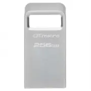 256GB Kingston Technology DataTraveler Micro USB3.2 Type-A Flash Drive - Silver
