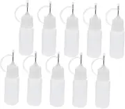 GANAZONO 30Pcs Precision Glue Applicator Bottles Fine Tip Glue Application Bottles for Crafting DIY and Refilling for Oil and Lubricating Liquid