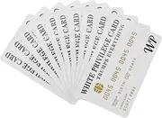 Anlayliay 10 PCS White Privilege Card Trumps Everything Credit Card Sets, Wallet Insert Card Romantic Card Business Gifts