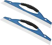 ETHZZLE 2pcs Car Wiper Blade Car Drying Squeegee Vehicle Dryer Squeegee Automotive Water Wiper Auto Water Auto Mirror Squeegee Window Squeegee Cleaner Car Window Squeegee Blue Abs Silicone
