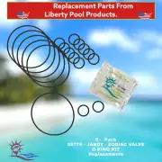 RO487100 For Jandy Neverlube Valve Cover-Stem O-Ring Kit 1132, 1307, 5-PACK