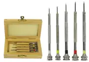 Screwdriver Set 5 Jewelers Watch Jewelry Eyeglass Repair Tools Precision Micro