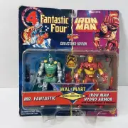 Marvel Fantastic Four Collectors ed. Dr. Doom & Iron Man 1995 Box Error NIB Toys