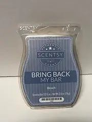 Beach Scentsy Bar Wickless Candle Tart Warmer Wax 90ml, 8 Squares