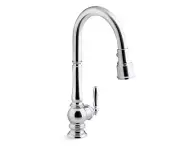 Kohler K-29709-CP Deck Mount Pull-Down Kitchen Sink Faucet POLISHED CHROME New