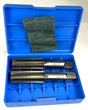HANSON WHITNEY M24 x 2 HSS Hand Taps(2) 6 Flute D10 #6918 USA