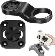 Motorcycle Phone Mount, Motorcycle Phone Holder Mount, Adjustable Angle Back Clip Design Clamp for Dirt Road Biking Navigation