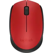 Logitech M171 Wireless Mouse Red Black