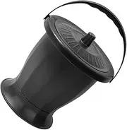 Portable Plastic Urine Bucket with Lid Comfortable Urinal Potty for Adults Non Skid Design for Travel Camping and Hospital Use Easy to Clean Spittoon