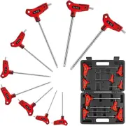 9-Piece T Handle Torx Wrench Set, S2 Steel, T10-T50 Tamper Proof