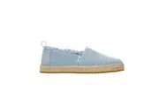 TOMS Alpargata Rope Pastel Blue Washed Denim 10020625 Pre-School