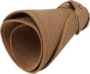 [FRCOLOR] Fashionable Straw Beach Hat Women's Wide Brim Sun Hat Bowknot Summer Sun Visor for Ladies Girls Khaki