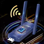 USB WiFi Bluetooth Adapter Wireless Network External Receiver for Computer 1300M