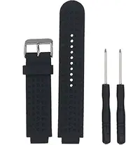 QGHXO Band for Garmin Forerunner 25, Soft Silicone Watch Band Strap for Garmin Forerunner 25 GPS Running Watch
