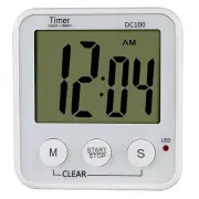 TODO Digital LCD Magnetic Clock 100min Countdown Timer Count Down Alarm Kitch...