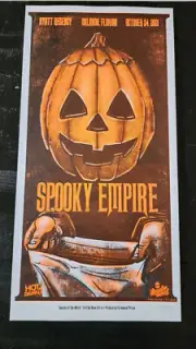 Silk screen event posters Spooky Empire halloween 3