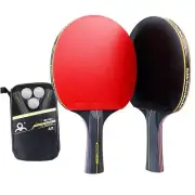 6 Star Table Tennis Racket 2pcs Professional Ping Pong Racket Set