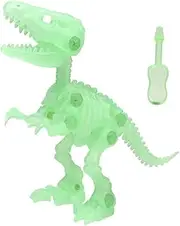 CORHAD 1Set Glow Dark DIY Dinosaur Skeleton Model for Engaging Assembly for Imaginative Play and Home Decoration Party Present for Young Dinosaur Enthusiasts