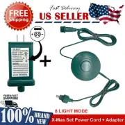 Set Adapter DC 29V 0.9A + Power Cord Foot Switch 1/2in Plug 6Ft 8 LIGHT MODE