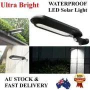LED Solar Wall Motion Sensor Gutter Light Outdoor Fence Street Light Waterproof
