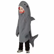 Shark Sealife Ocean Big Fish Animal Unisex Child Boys Girls Costume 4-6