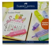 Faber-Castell A.W. Chisel Point Tip Textliner Pastel