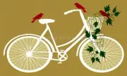 REUSABLE STENCIL ITEM 7787 AK 12"x18" - BICYCLE -SIGN STENCILS